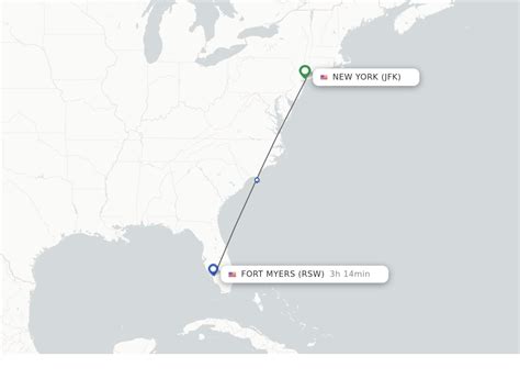  The best one-way flight to Fort Myers from New York in the past 72 hours is $74. The best round-trip flight deal from New York to Fort Myers found on momondo in the last 72 hours is $137. The fastest flight from New York to Fort Myers takes 3h 01m. Direct flights go from New York to Fort Myers every day. There is 1 airport near Fort Myers: Fort ... . 