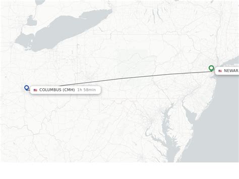 The total flight duration from NYC to Columbus, OH is 1 hour, 28 minutes. This assumes an average flight speed for a commercial airliner of 500 mph, which is equivalent to 805 km/h or 434 knots. It also adds an extra 30 minutes for take-off and landing. Your exact time may vary depending on wind speeds..