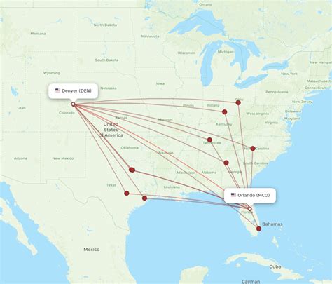 Southwest Airlines flights from Denver to Orlando DEN Denver United States-> 3 hours 40 min 2,489km 1,546mi. MCO Orlando United States. 86 Flights/Week 172 Seats/Flight 14,920 Seats/Week AIRLINE: Southwest Airlines WN/SWA. 39 Flights/Week 158 Seats/Flight 6,241 Seats/Week 7 Flights/week delayed 81% ....