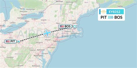 Flights from pittsburgh to boston. The calculation of flight time is based on the straight line distance from Boston, MA to Pittsburgh, PA ("as the crow flies"), which is about 483 miles or 777 kilometers. Your trip begins in Boston, Massachusetts. It ends in Pittsburgh, Pennsylvania. Your flight direction from Boston, MA to Pittsburgh, PA is West (-103 degrees from North). The ... 