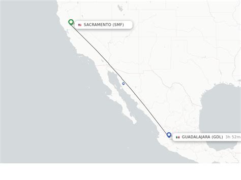 For reaching Sacramento from Guadalajara, you should book airlines that include United Airlines and American Airlines. Take advantage of exclusive deals on flights to Sacramento and save more to splurge on a vacation. The flight to Sacramento from Guadalajara takes around five hours thirty minutes excluding the layover time with covering the .... 