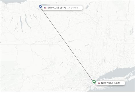 Flights from syracuse to nyc. Flixbus USA operates a bus from New York Midtown to Syracuse Bus Station every 4 hours. Tickets cost $22 - $80 and the journey takes 5h. Two other operators also service this route. Alternatively, Amtrak operates a train from New York Penn Station to Syracuse Regional Transportation Center 4 times a day. Tickets cost $12 - $130 and the journey ... 
