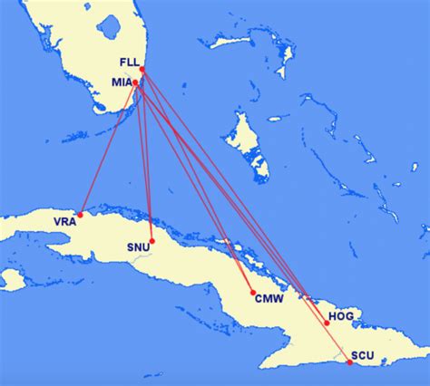 Flights from Havana (HAV) to Miami (MIA) Origin airport. Jose Marti Intl. Destination airport. Miami Intl. Distance. 235 mi. Average flight time. 1 hour 9 mins.. 