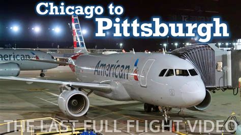  Direct (non-stop) flights from Pittsburgh to Chicago All flight schedules from Pittsburgh Airport , Pennsylvania , USA to Chicago Midway International , Illinois , USA. This route is operated by 1 airline(s), and the flight time is 1 hour and 35 minutes. The distance is 403 miles. . 