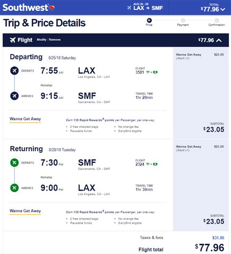  01/26/25 - 01/31/25. from. $ 269*. Viewed: 23 hours ago. From. Los Angeles (LAX) To. Sacramento (SMF) Roundtrip. . 