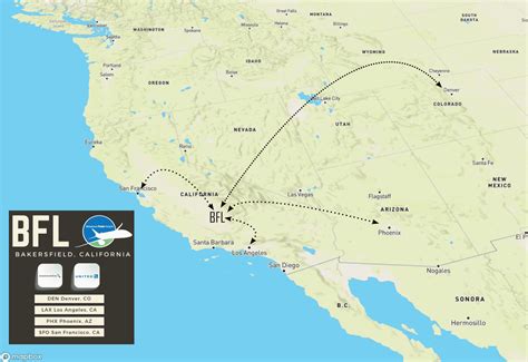 One-way flights to Bakersfield from Texas. Users