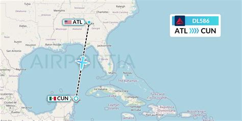 The distance between Atlanta (Hartsfield–Jackson Atlanta Internat