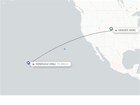 Airlines with direct flights from Denver (DEN) to Honolu