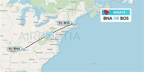 All flight schedules from General Edward Lawrence Logan International , Massachusetts , USA to Nashville International , Tennessee , USA . This route is operated by 4 airline (s), and the flight time is 3 hours and 24 minutes. The distance is 946 miles. USA.. 