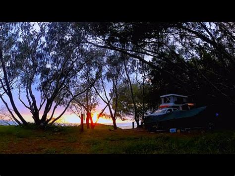 Flinders Beach Camp Grounds, North Stradbroke, explored from ... - YouTube