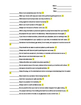 Academics investigate the Flinn Safety Contract at the beginning of the year using this Scavenger Hunt. Students read safe additionally hazardous statements then connect her to the rules in the contract. Quiet active that stands students engaged or if often with small groups can be collaborative. Great for st.... 