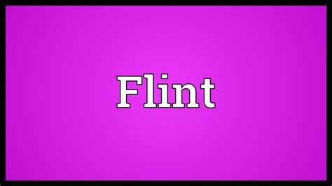 Flint in Tagalog