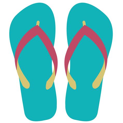 Flip Flop Clip Art Free Clipart Best - Clip Art Flip Flops - Free ...