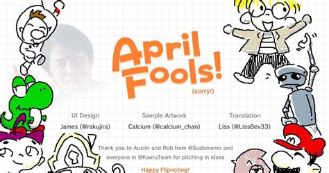 Flipnote Studio April Fool s ends in creator being harassed 