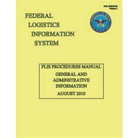 Flis procedures manual general and adminstrative information august 2010 dod 410039 m volume 2. - Rotel rcd 940 bx service technical manual.