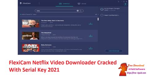 FlixiCam Netflix Video Downloader 1.2.5 with Crack