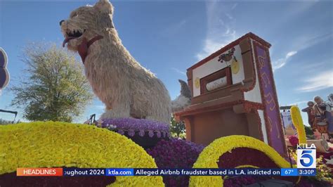 Floatfest showcases Rose Parade floats for limited time