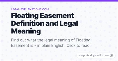 Floating Easement Law and Legal Definition USLegal, Inc.