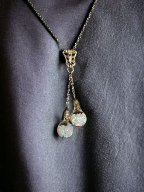 Floating Opal Necklace by Horace Welch - Etsy