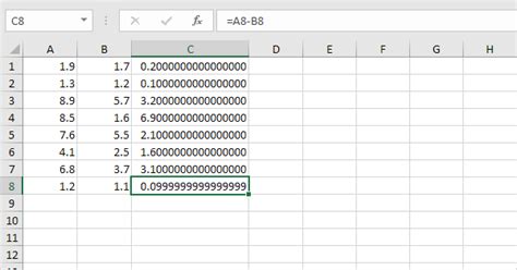 Floating Point Errors in Excel VBA Notes from the Help Desk