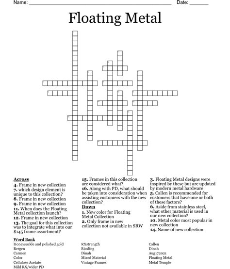 Floating junk crossword clue. floating gunk Crossword Clue. The Crossword Solver found 30 answers to "floating gunk", 4 letters crossword clue. The Crossword Solver finds answers to classic crosswords and cryptic crossword puzzles. Enter the length or pattern for better results. Click the answer to find similar crossword clues . Enter a Crossword Clue. 