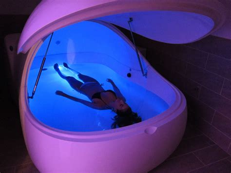 Floating meditation tank. The basic concept is that floating reduces external stimuli as much as possible to help the body achieve a natural restorative state. Some people compare the experience of floating to meditation or yoga. Tanks specifically designed for sensory deprivation or floating were created in the 1950s but gained popularity in the 1970s when it became ... 