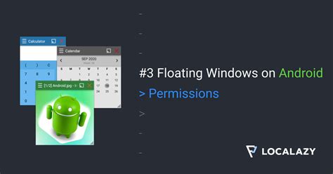Floating window permission android.  In the Android system, if the app...