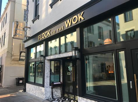 Flock to the wok. May 24, 2016 · Flock to the Wok welcomes locals and visitors to dine in their grand brass birdcage while sipping on craft cocktails and enjoying traditional yet modern twist on Asian cuisine. - 37 Whitaker St. Runner-up: Wang's II Chinese Restaurant 