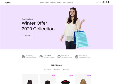 Flone React JS Template by HasThemes on Dribbble