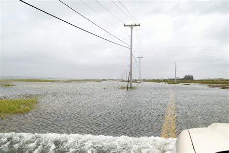 Flood Closes Dune Road in Hampton Bays, East Quogue