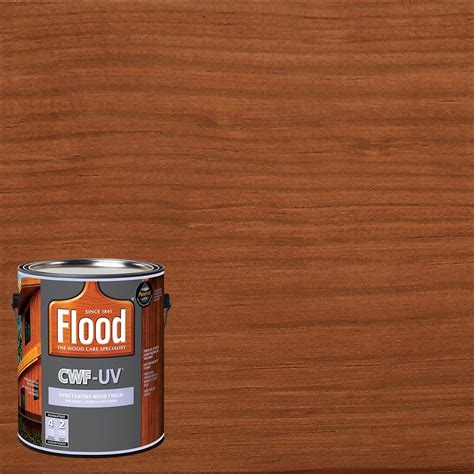 color: Available in Clear Toner Base, Natural and Cedar Tone. 24 custom tints. Dry Time: 24-48 hours, depending on temperature and humidity ... • A single coat of Flood CWF-UV 5 OIL every second to third year will be sufficient to refresh the natural beauty of your deck and to maintain protection. 