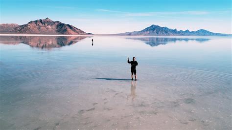 Flooded Bonneville Salt Flats: Unbelievable Reflections - YouTube