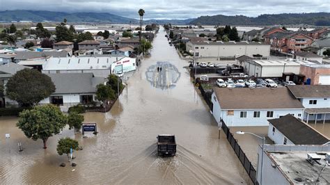 Floods, heavy snow hit California during atmospheric storms