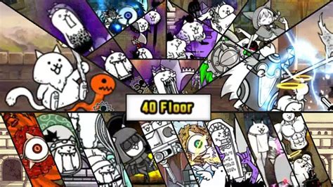 Floor 40 battle cats. [Levels] The Heavenly Tower - Floor 40 guide First and foremost, huge thanks to everyone who shared their experience with the stage. Notably, u/deltalaser99 has been uploading plenty of videos of the CPU+Uber dragging strategy, but it is also the evidence provided by a few other people that helped solidify my position on F40 now. 