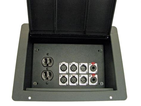 Floor Boxes, Audio, Video and Lighting Accessories