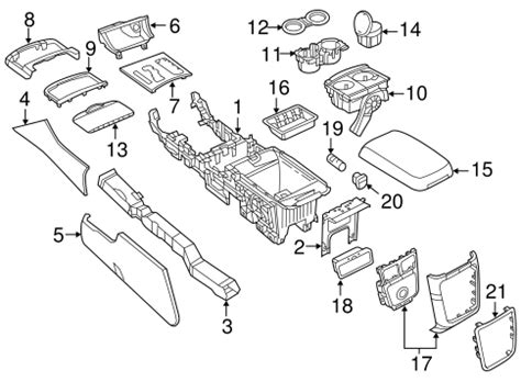 Floor Console - 2015 Chrysler 300 - Mopar Parts Giant