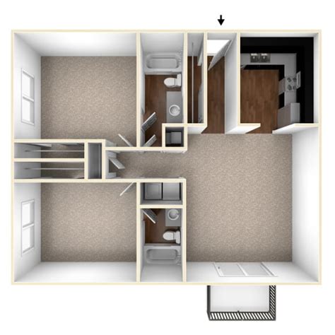 Floor Plans of District at Vinings in Atlanta, GA