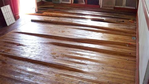 Floor buckling. The insureds claimed that water from the winter storms caused the damages to the wooden floors. Cupping, buckling, and crowning are three common problems ... 