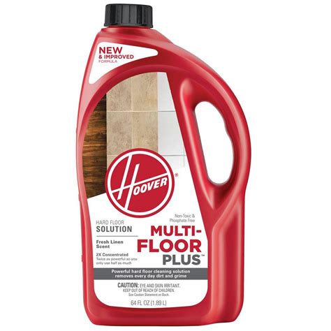 Floor cleaning solution. Hoover Renewal Hard Floor Cleaner for sealed hard floors, Concentrated Cleaning Solution for FloorMate Machines, 32oz Formula, AH30428, White Hoover Renewal Multi-Surface Cleaning Formula powerfully cleans stubborn, everyday dirt and grime from sealed hard floor surfaces and area rugs. Formulated to quickly, easily and effectively clean your ... 