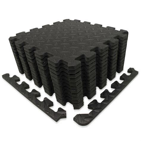 Floor gym mats. Garage Flooring Mats 2 ft. W x 2 ft. L EVA Foam and Rubber Top Waterproof Gym Flooring Mats 48 sq.ft. (12-Piece, Gray) Add to Cart. Compare. New $ 1. 56 /sq. ft. ($ 24.99 /carton) 12 in. W x 12 in. L x 0.4 in. T Interlocking EVA Soft Foam Play Mat w/Borders Gym Flooring Mat Covers 16 sq. ft. Add to Cart. 