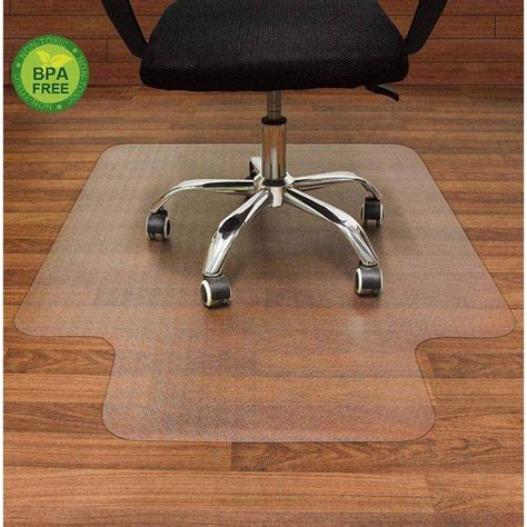 Floor mat for office chair. Anidaroel Home Office Chair Mat for Hardwood Floor, 48"x60" Office Chair Rug Protector for Rolling Chair, Computer Gaming Chair Mat, Low Pile Carpet Floor Chair Mat (162) $38.99 . Climate Pledge Friendly. Frequently bought together. 