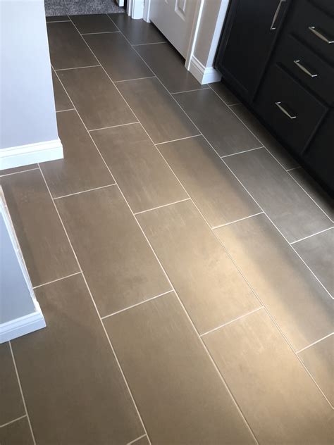 When installing 12x24 porcelain tile most manufacturers do not recommend installing them 1/2 brick offset. So one of the options you have if you don’t want t.... 