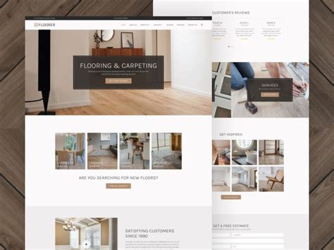 Flooring Store Free Bootstrap Template For Interior Decorators Freemium Download
