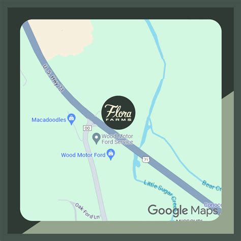 Flora Farms moved their location from Neosho, Missouri, to Pineville, Missouri, only a mile away from Bella Vista. Flora Farms has opened near the Arkansas-Missouri state line in Pineville. Skip ...
