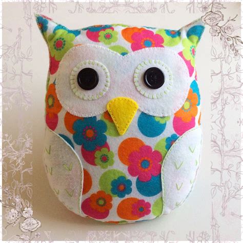 Flora the Owl PDF Sewing Pattern and Tutorial Instant