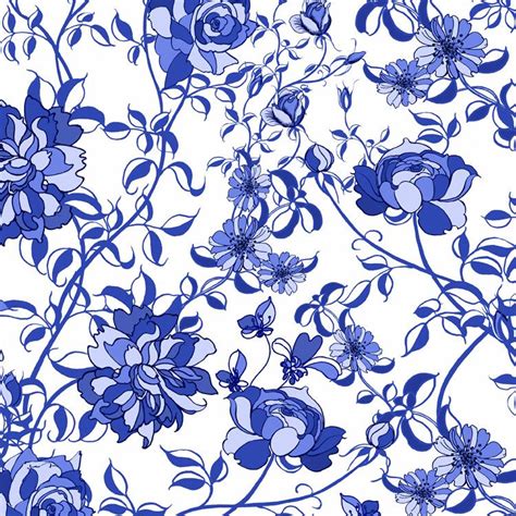 Floral China Patterns Design Patterns