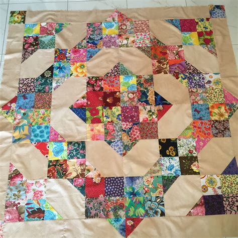 Floral Fantasy Friendship Four Patch Quilt Pattern