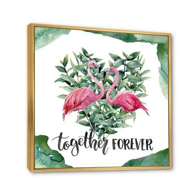 Floral Flamingo Wall Art - Anthropologie Havenly