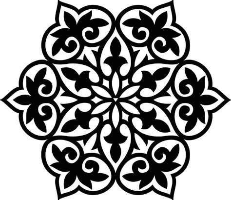 Floral Geometric Pattern Free Vector CDR File Free Download Vectors File