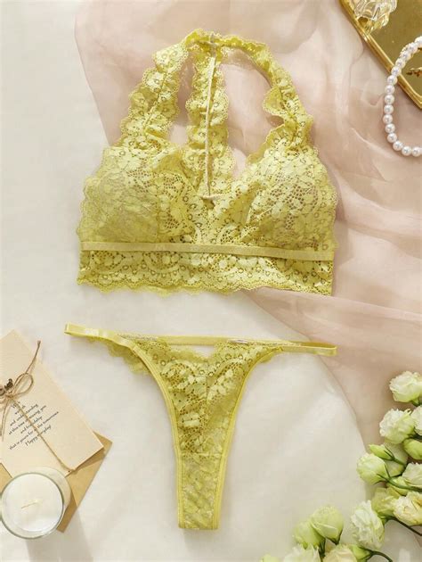 Floral Lace Lingerie Set SHEIN USA